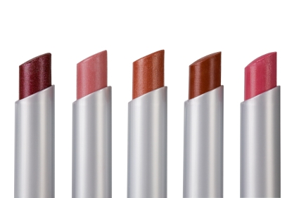 lippenstifte in einer reihe