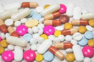 color medication pills photo