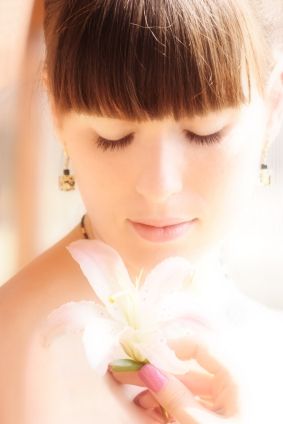 Relaxing with aromatherapy